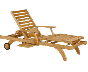 Teak Steamer And Loungers